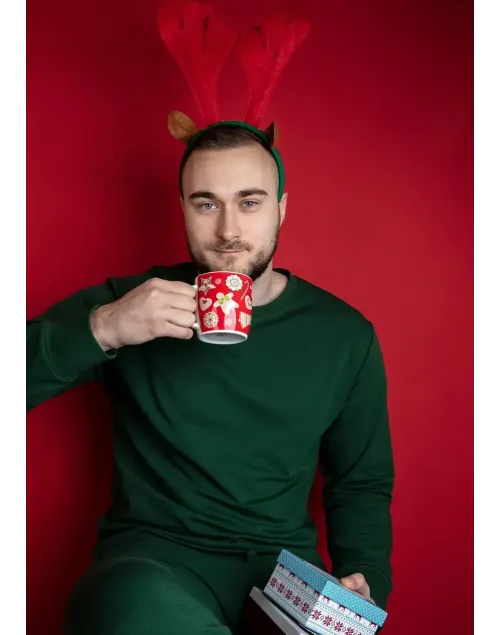 Komplet Męski Justin Zielony