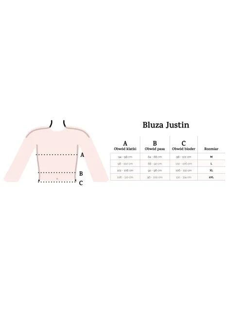 Bluza Justin Granat