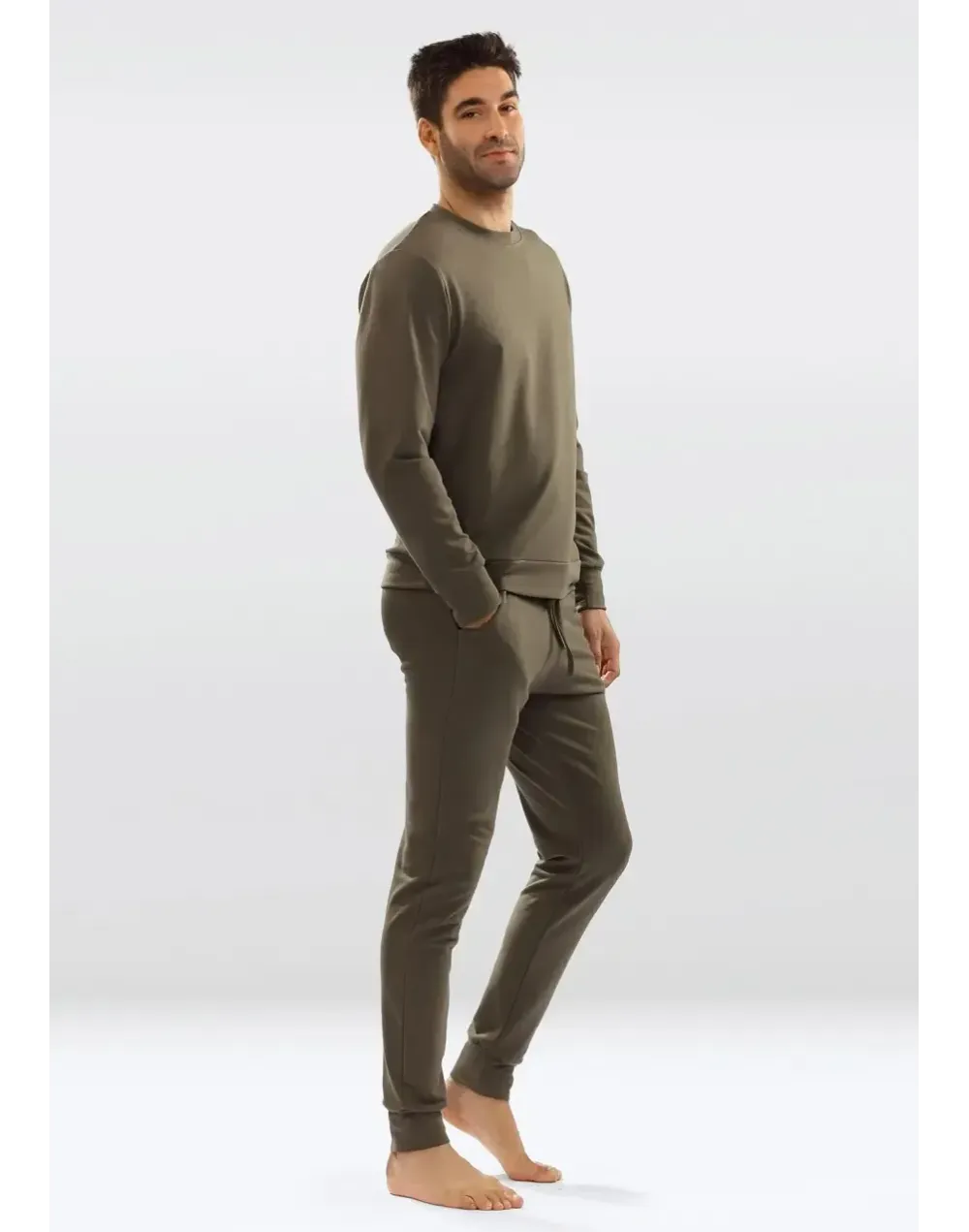 Komplet Męski Justin Khaki
