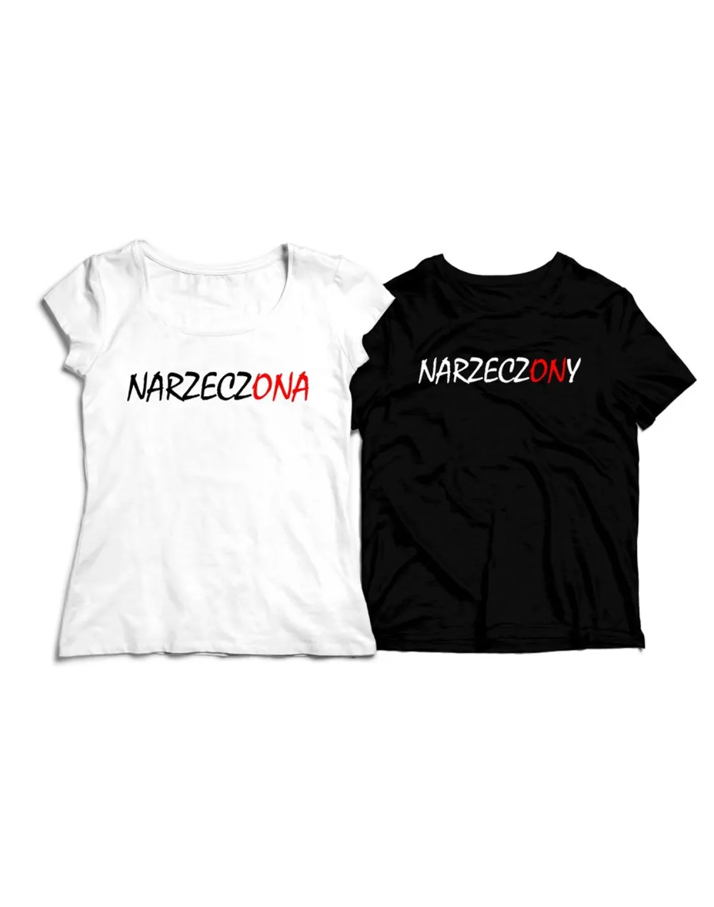 Koszulki dla par Narzeczony Narzeczona