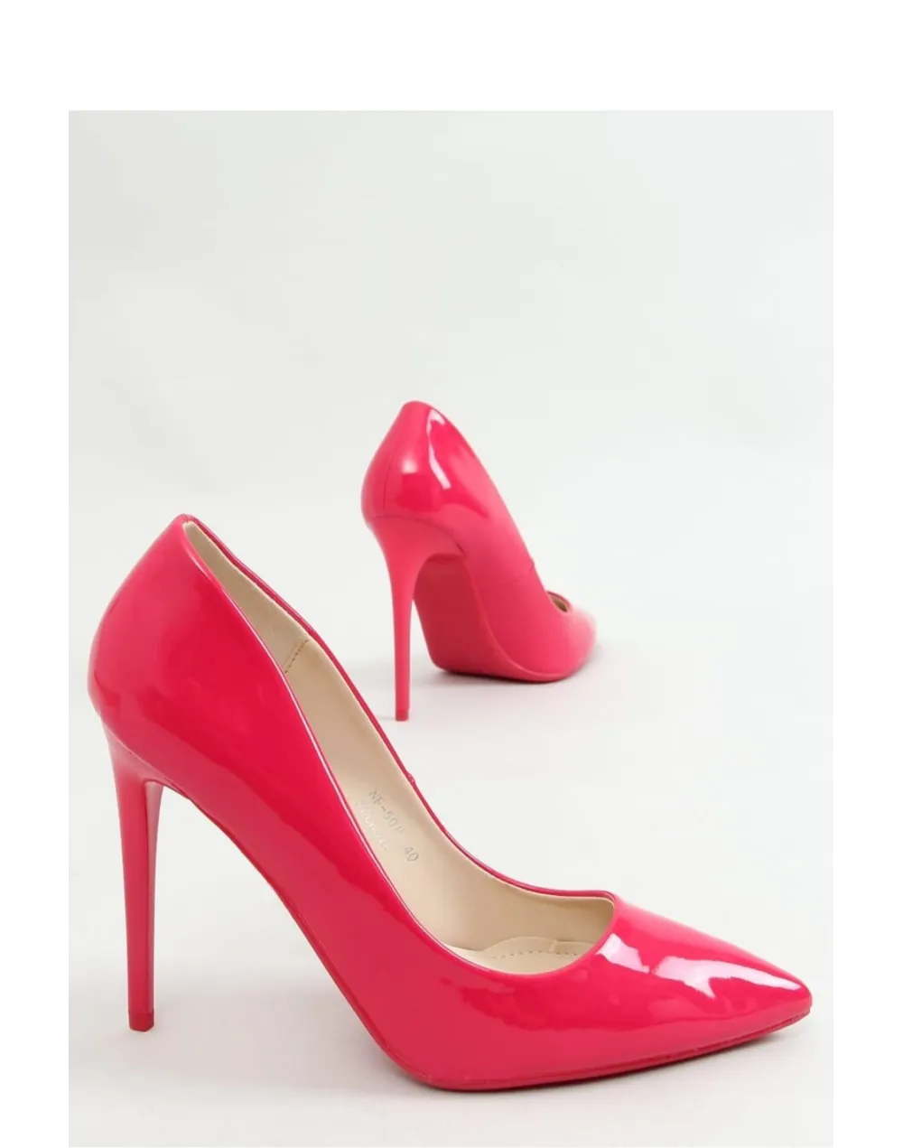SZPILKI DAMSKIE FUKSJOWE NF-50P FUCHSIA - Inello