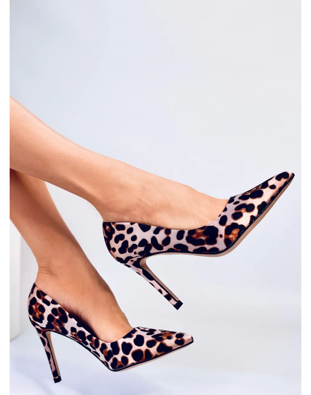 Szpilki damskie TELISHA LEOPARD
