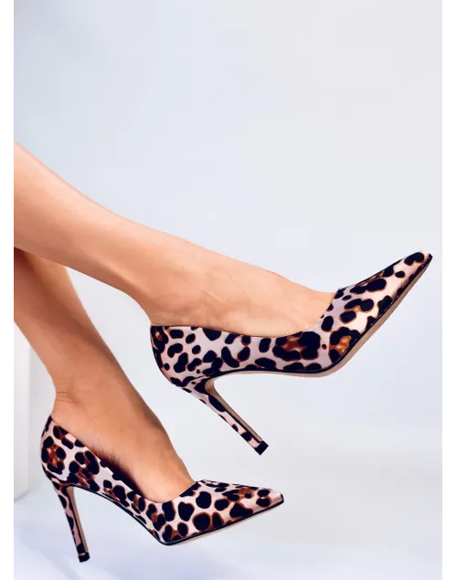 Szpilki damskie TELISHA LEOPARD