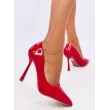 Szpilki damskie lakierowane ANIKA RED