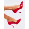 Szpilki damskie lakierowane ANIKA RED
