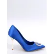 Szpilki z kryształkową ozdobą MALCONI BLUE