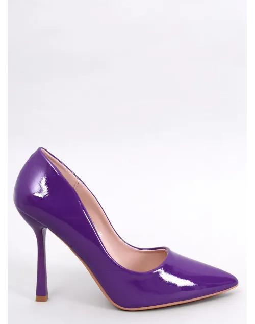 Szpilki damskie lakierowane ANIKA PURPLE