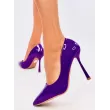 Szpilki damskie lakierowane ANIKA PURPLE