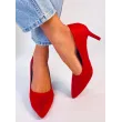 Klasyczne szpilki damskie EURIELLE RED
