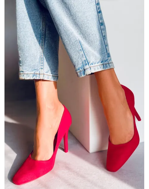Szpilki damskie EDITTA RED
