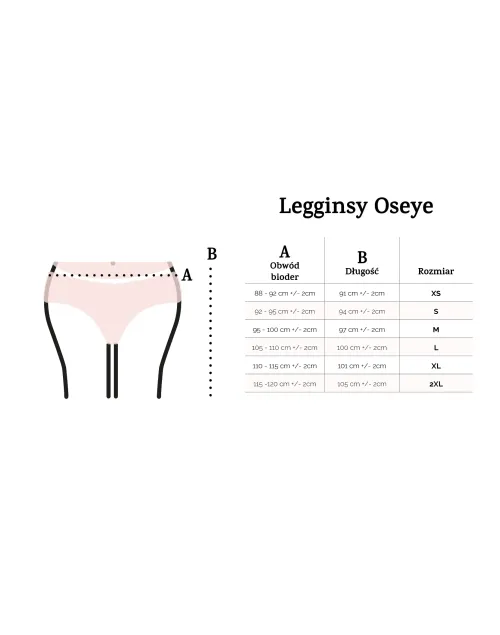 Legginsy Oseye Cappuccino
